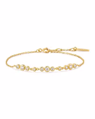 B075-06G ANIA HAIE GOLD GRADUATED TRIOS BRACELET B075-06G