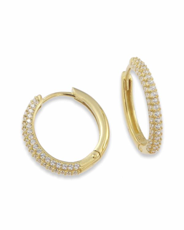 CSJ-E00450 PIPPA GRANDE CREOL 925S+FORGYLT+KLAR ZIRKON