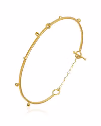 DELPHIS ARMRING. GULL 18 K- DEL4-A1050-2