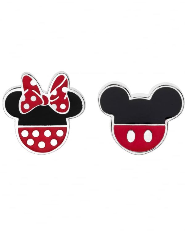 Disney ørepynt i sølv 925s Minni+Mikke