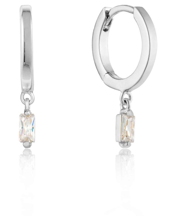 Ania Haie glow huggie hoops 925S