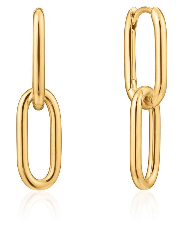 Ania Haie cable link earrings 925S