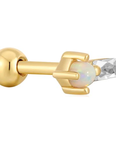 Ania Haie Gold Kyoto Opal Sparkle Barbell Single Earring