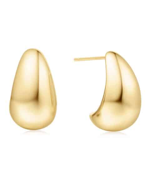 Ania Haie Gold Bold Dome Hoop Earrings