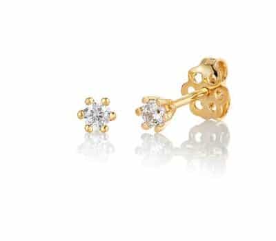 ENSTENS DIAMANTØREPYNT MARGRETE 0,15CT WSI