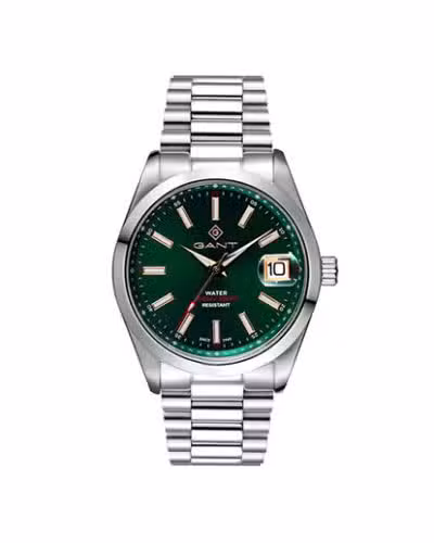 G161006 GANT EASTHAM SS M/LENKE GRØNN M/IPG IND. Ø42MM