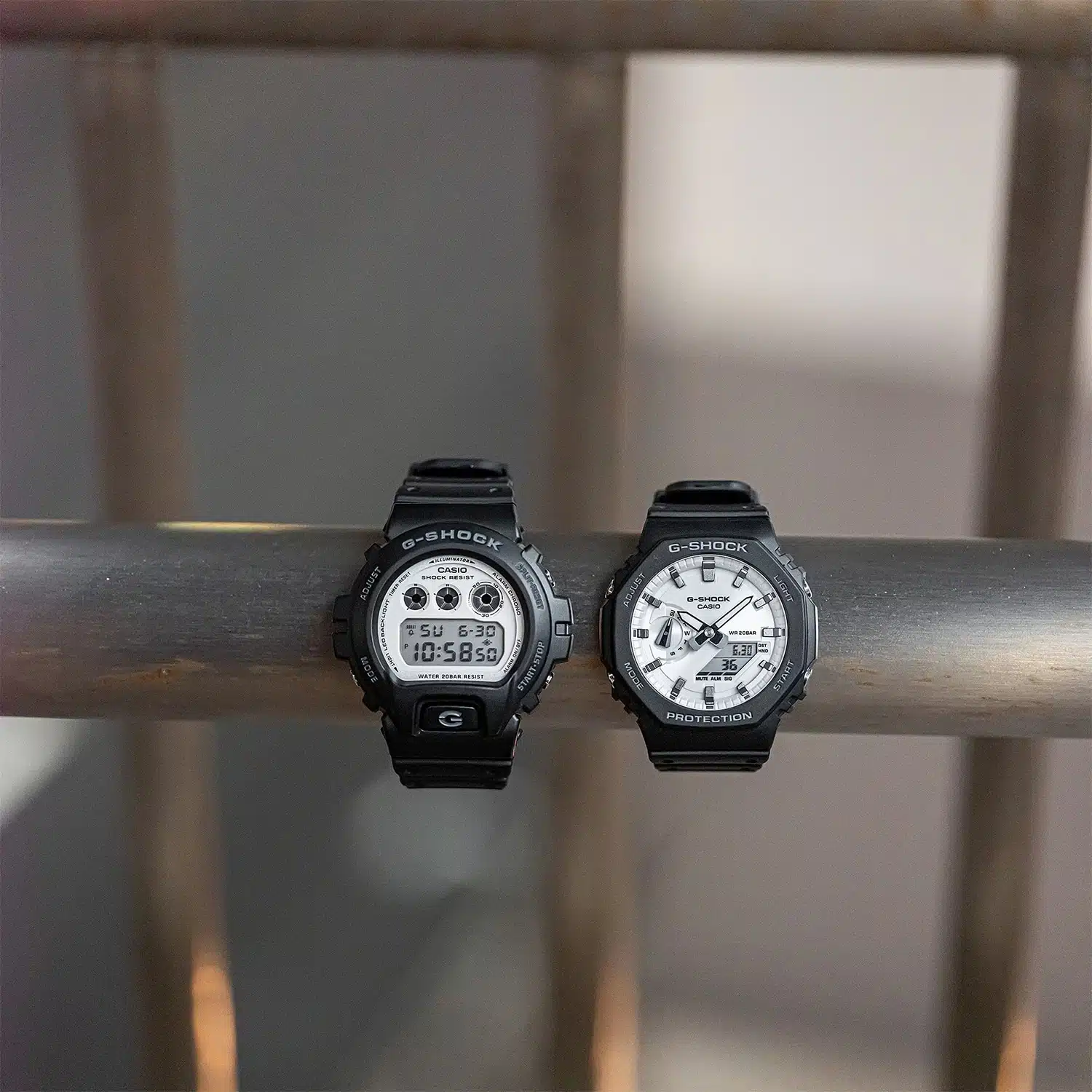 Casio G-SHOCK GA-2100WD-1AER – Sort/mørk klokke - Bilde 6