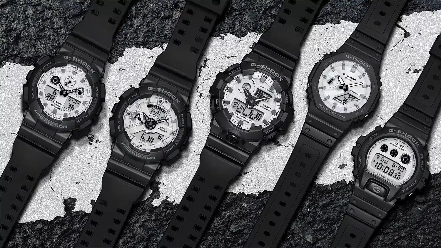 Casio G-SHOCK GA-2100WD-1AER – Sort/mørk klokke - Bilde 7