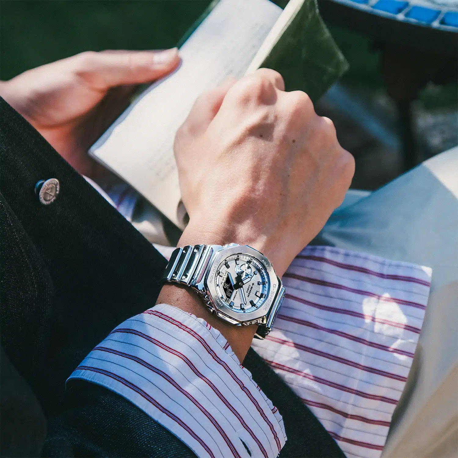 Casio G-SHOCK GM-2100YM-8AER – Grå/sølvfarget klokke - Bilde 4