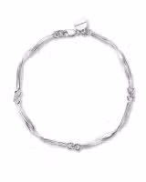 Græs armbånd sølv