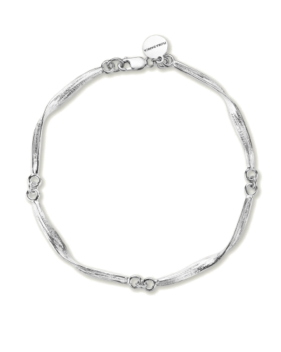 Græs armbånd sølv