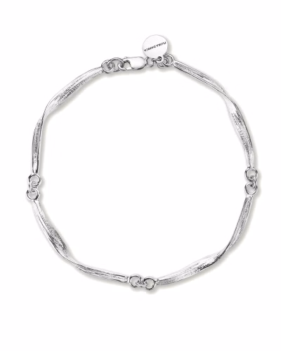 Græs armbånd sølv