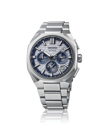 Alternative view of Seiko Astron GPS Solar Dual-Time Chronograph 43.4mm 145th Anniversary Limited Edition - HAB004J1