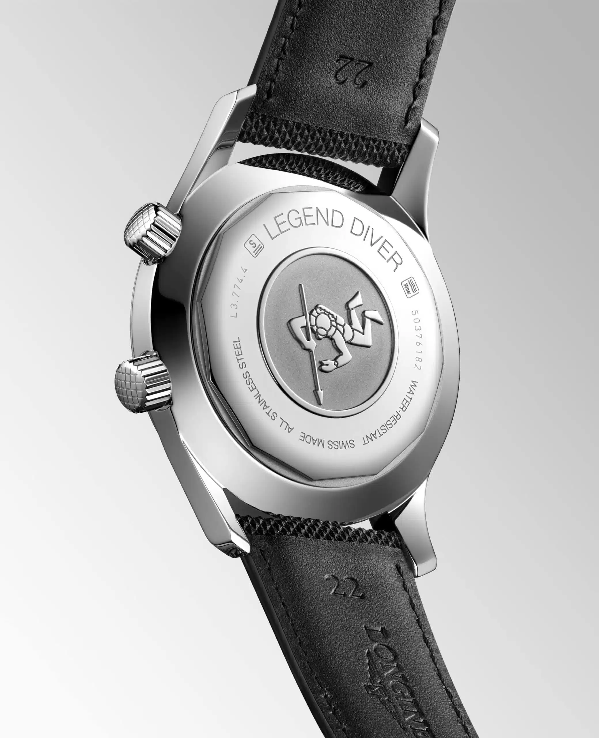 Longines The Legend Diver Watch 42mm - L3.774.4.50.0 - Bilde 3