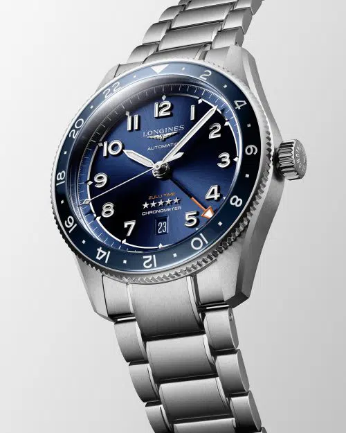 Alternative view of Longines Spirit Zulu Time GMT 42mm - L3.812.4.93.6