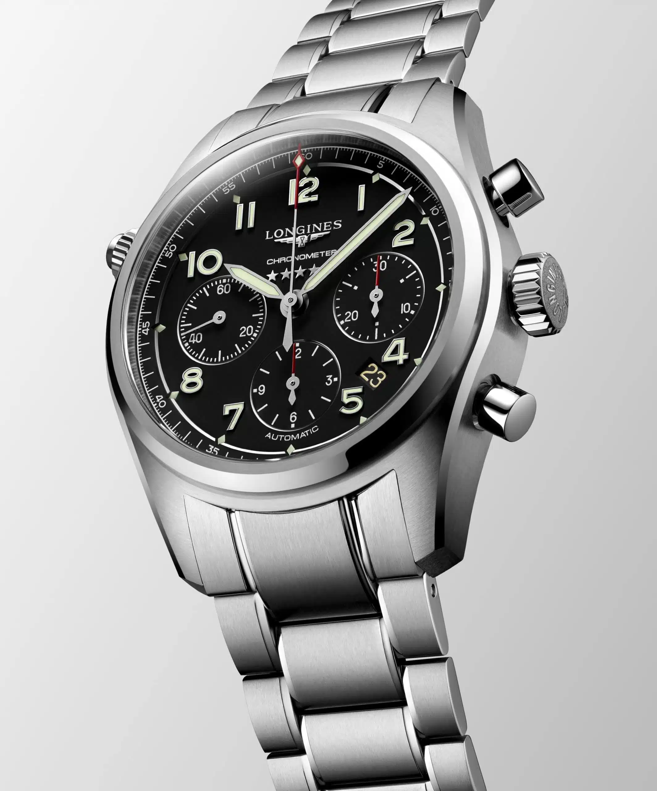 Longines Spirit Chronograph 42mm - L3.820.4.53.6 - Bilde 2