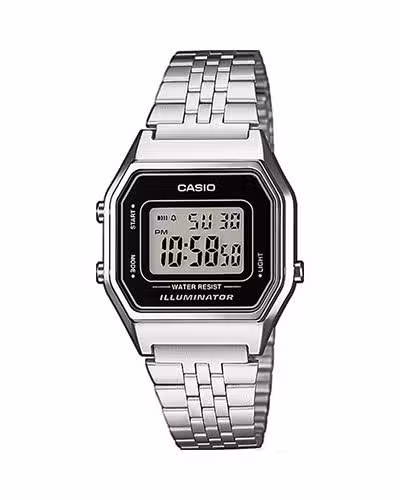 Casio LA680WEA-1EF – Sort/mørk klokke