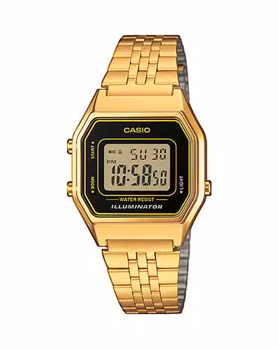 Casio LA680WEGA-1ER – Sort/mørk klokke