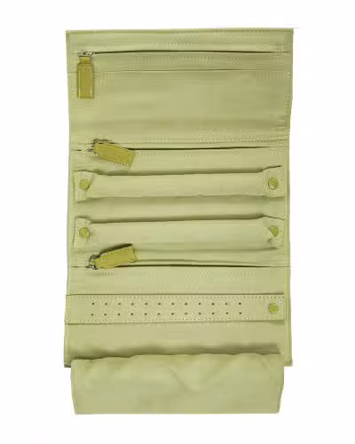 Leanschi jewellery travel pouch/green