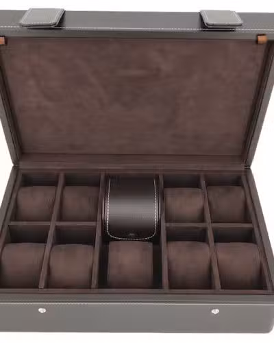 Leanschi 10 slot box/brown
