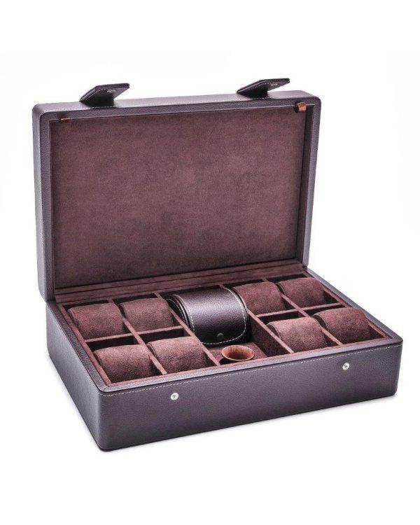 Leanschi 9 slot box with tools and magnifier