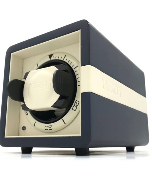 Leanschi single watch winder/blue-beige