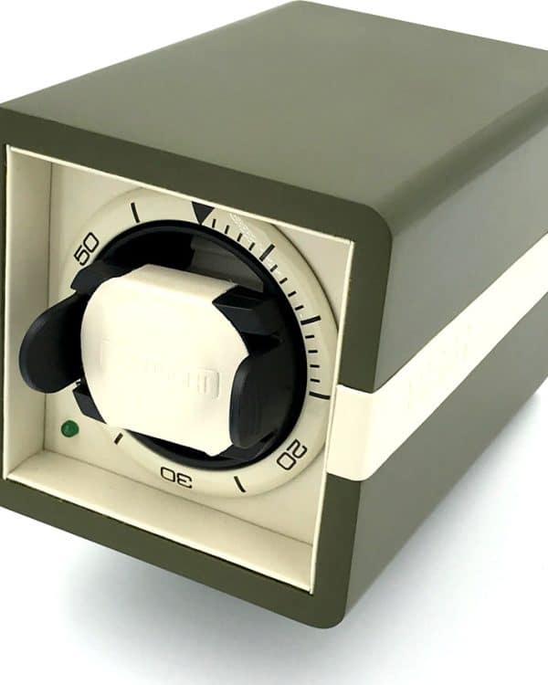 Leanschi single watch winder/green-beige