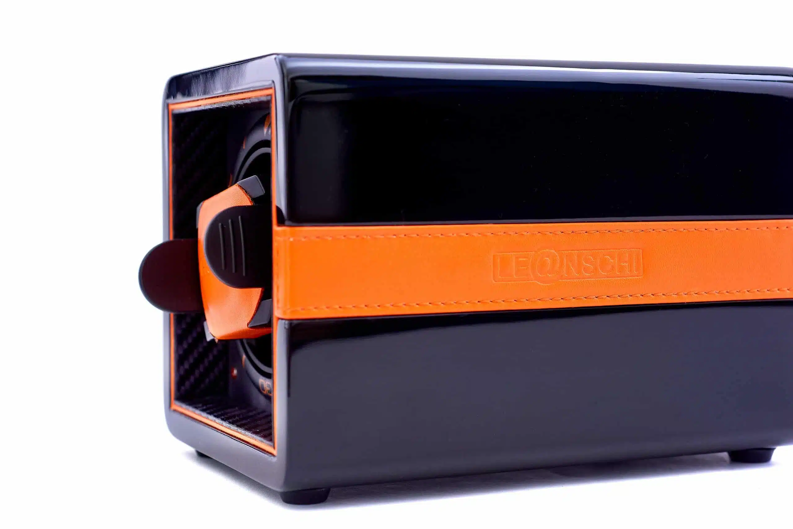 Leanschi Single watchwinder | Sport Edition Black & ORange - Bilde 3