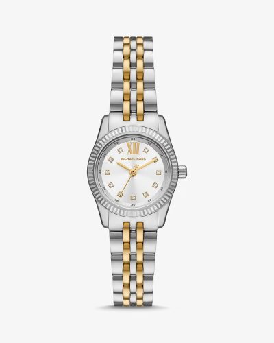Michael Kors Petite Lexington Pavé Two-Tone Watch