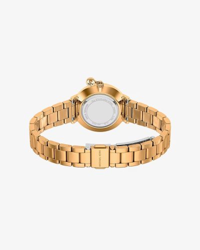 Michael Kors Mini Pyper Pavé MK7572 – gullfarget 32 mm - Bilde 4