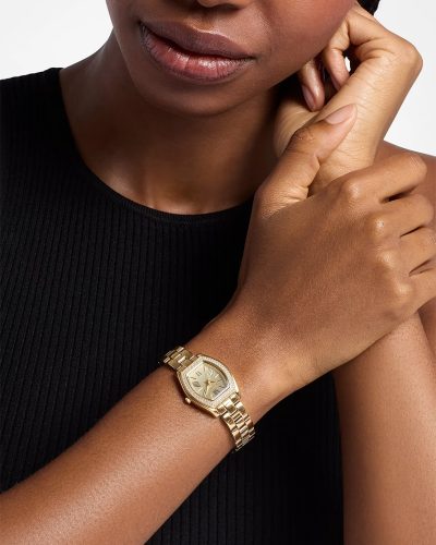 Michael Kors Petite Chelsea Pavé Gold-Tone Watch - Bilde 4