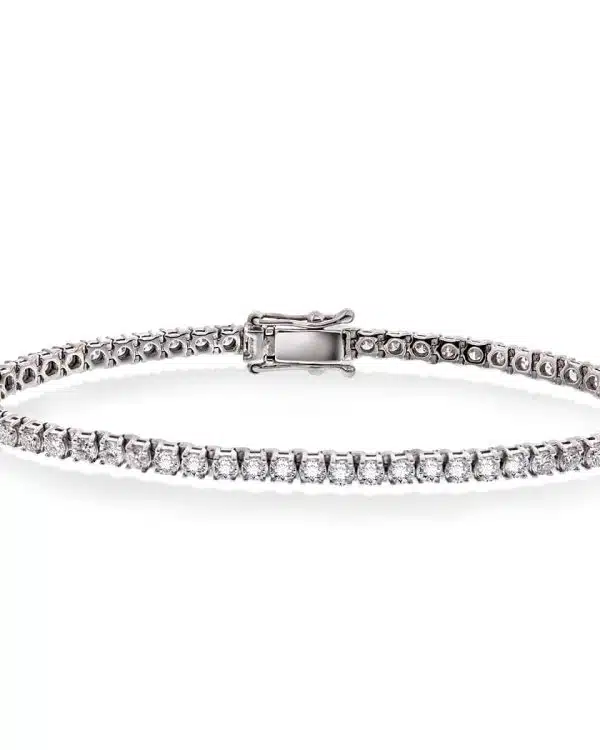 Tennisarmbånd 14K, 4,68ct TWsi- 19cm