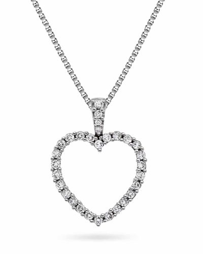 Hjerteanheng, 0,48ct TWsi 14K