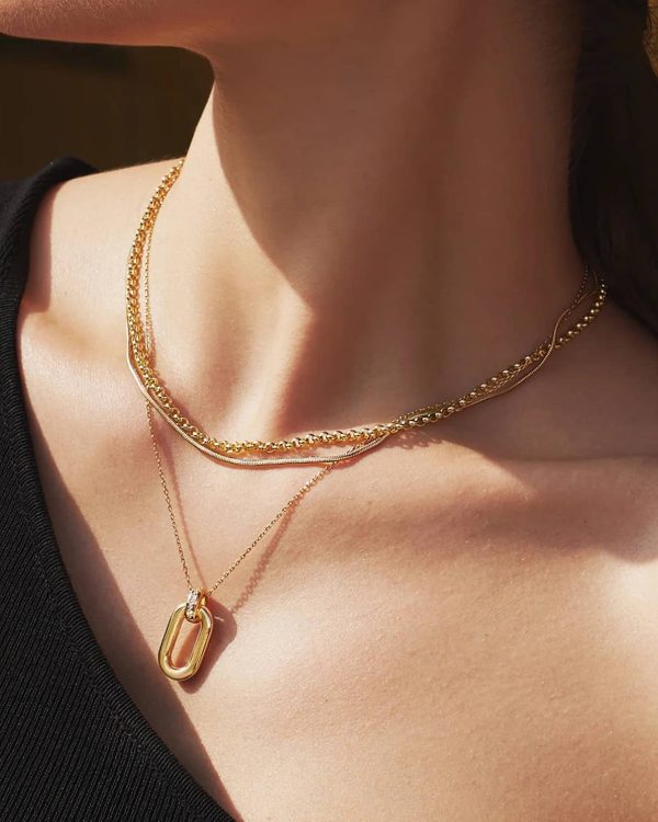 Alternative view of N064-02G ANIA HAIE GOLD SWEETHEART NECKLACE N064-02G