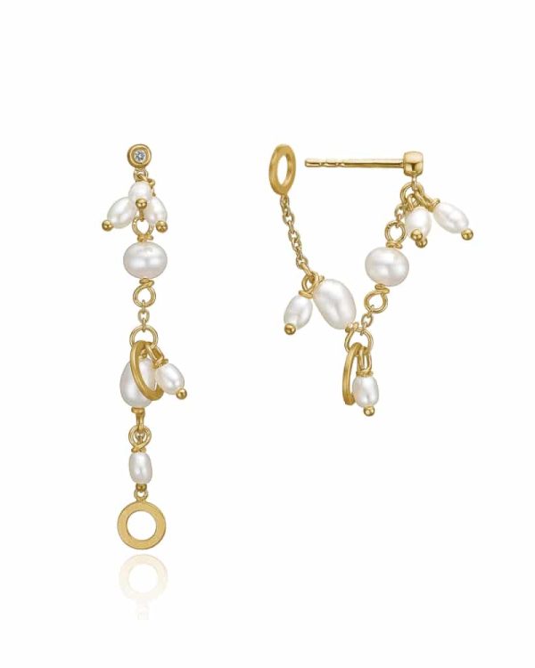 Piccolo Marina Øredobber · 18 kt. gull PIC1-A2007