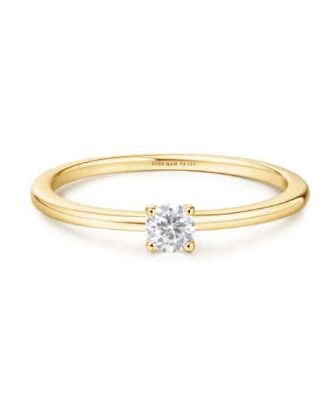 Ania Haie Gold Classic Slim Stacking Ring