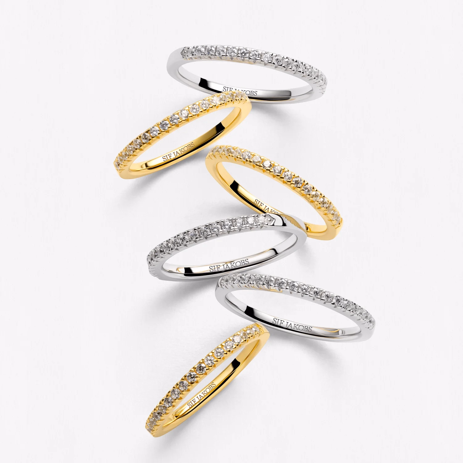 Sif Jakobs Ring Ellera White - Bilde 3