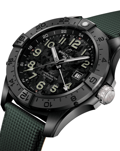 Alternative view of Breitling Avenger Automatic GMT 44 Night Mission - S32320101B1X1
