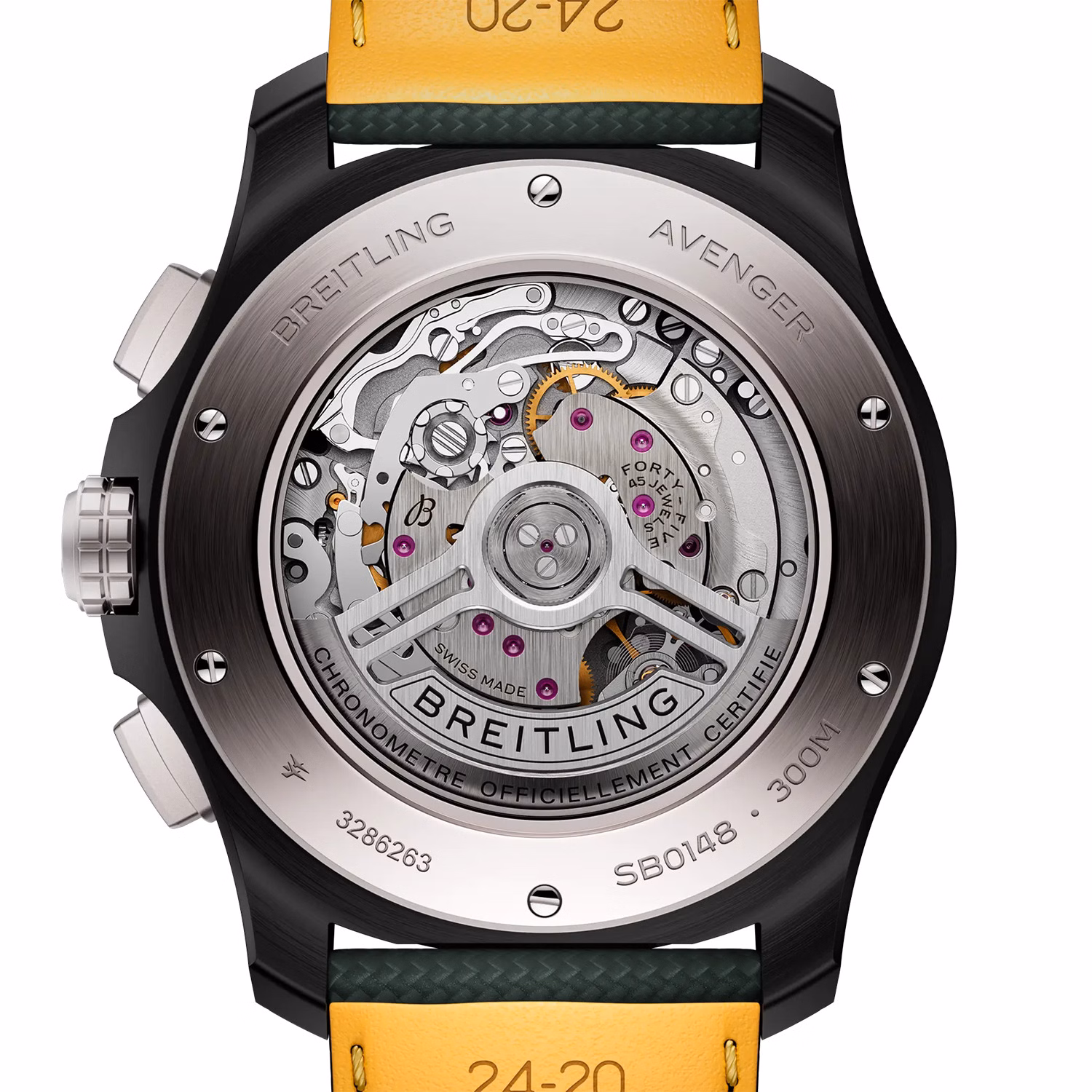 Breitling Super Avenger B01 Chronograph 46 Night Mission - SB0148101B1X1 - Bilde 4