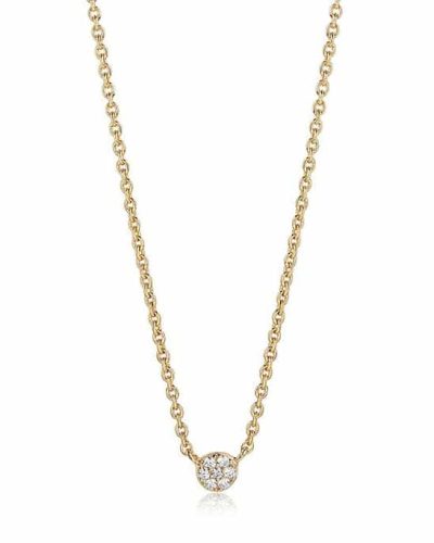 Sif Jakobs - Necklace Cecina - 18K Gold Plated With Zirconia