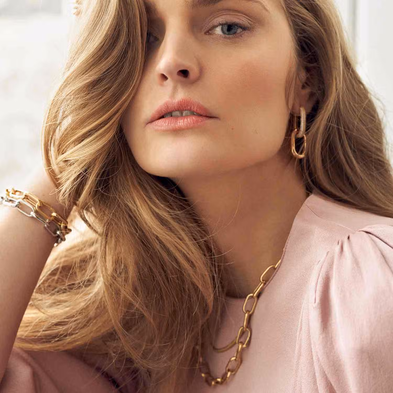 Sif Jakobs Necklace Capri - 18k gold plated - Bilde 3