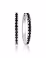 Sif Jakobs Earrings ellera grande with black zirconia