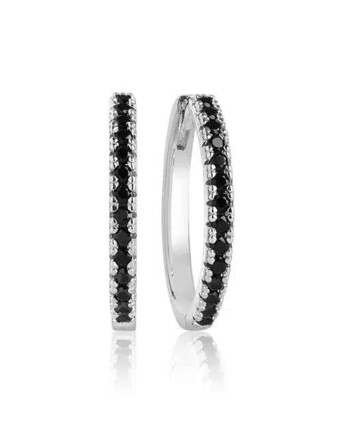 Sif Jakobs Earrings ellera grande with black zirconia