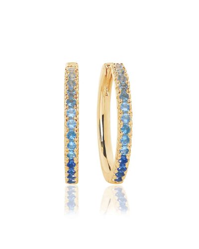 E2869-GBL-YG ELLERA GRANDE EARRINGS