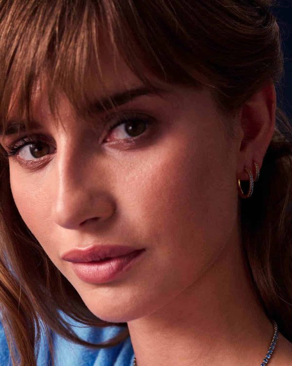 Alternative view of E2869-GBL-YG ELLERA GRANDE EARRINGS