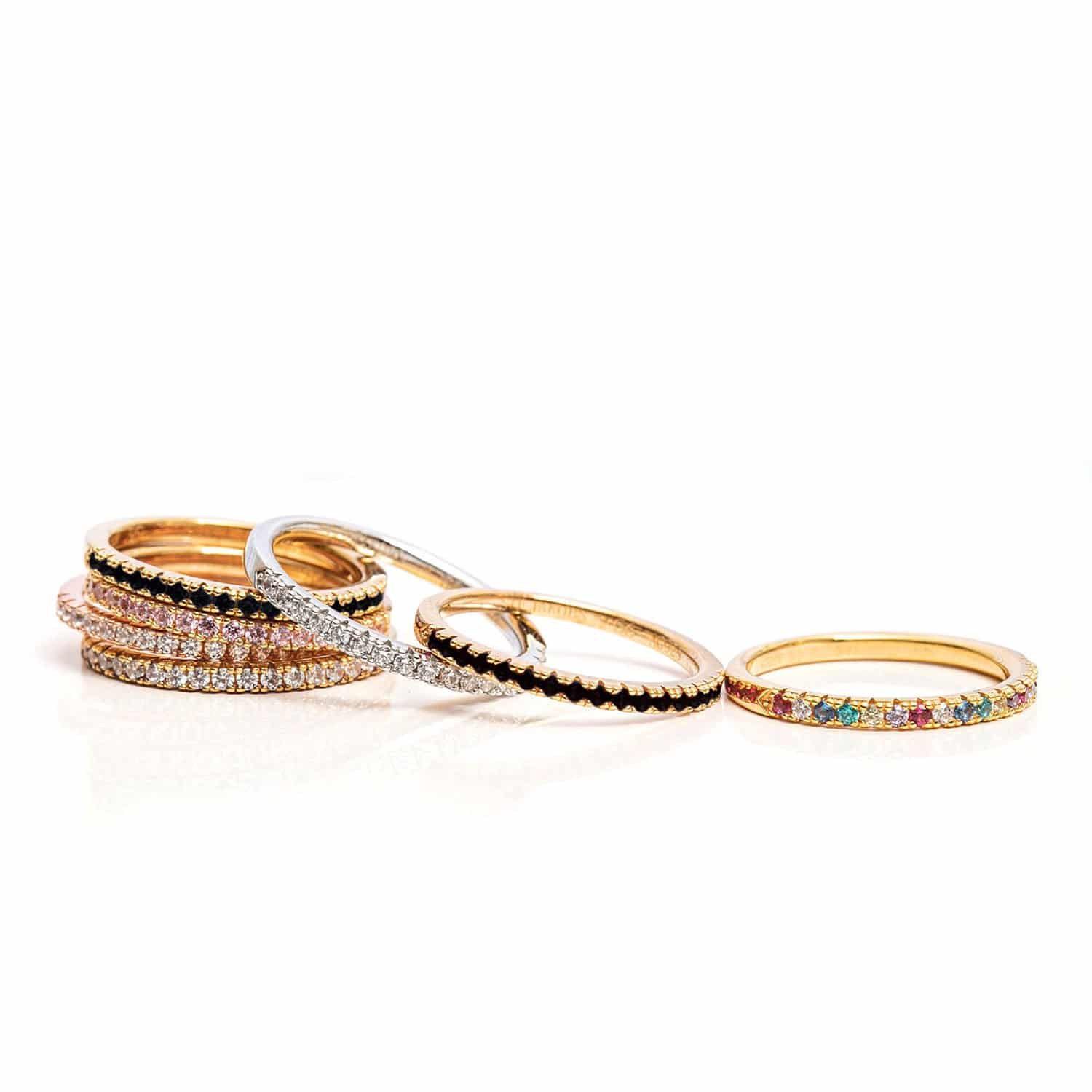Sif Jakobs Ring Ellera with Black Zirconia - Bilde 2