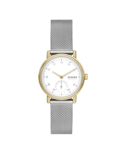 Skagen Kuppel Lille Two-Hand Sub-Second Stainless Steel Mesh Watch - SKW3101