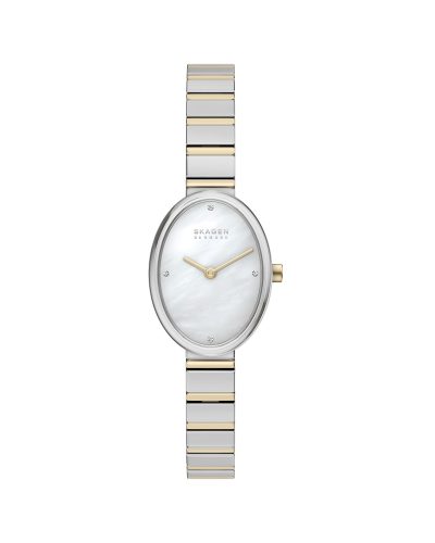 Skagen Anita Oval Two-Hand Two-Tone Stainless Steel Watch - SKW3198
