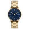 Skagen Signatur Three-Hand Gold Stainless Steel Watch - SKW6945