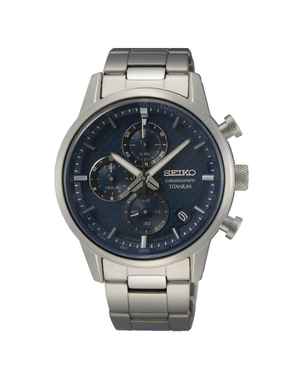 Seiko Quartz Titan Chronograph 41.6mm - SSB387P1
